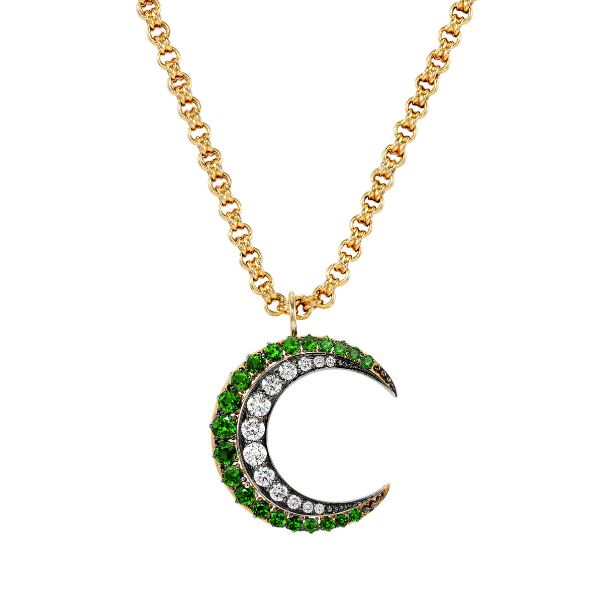 The Crescent Blue Sapphire-Medium | Skyler+Jones