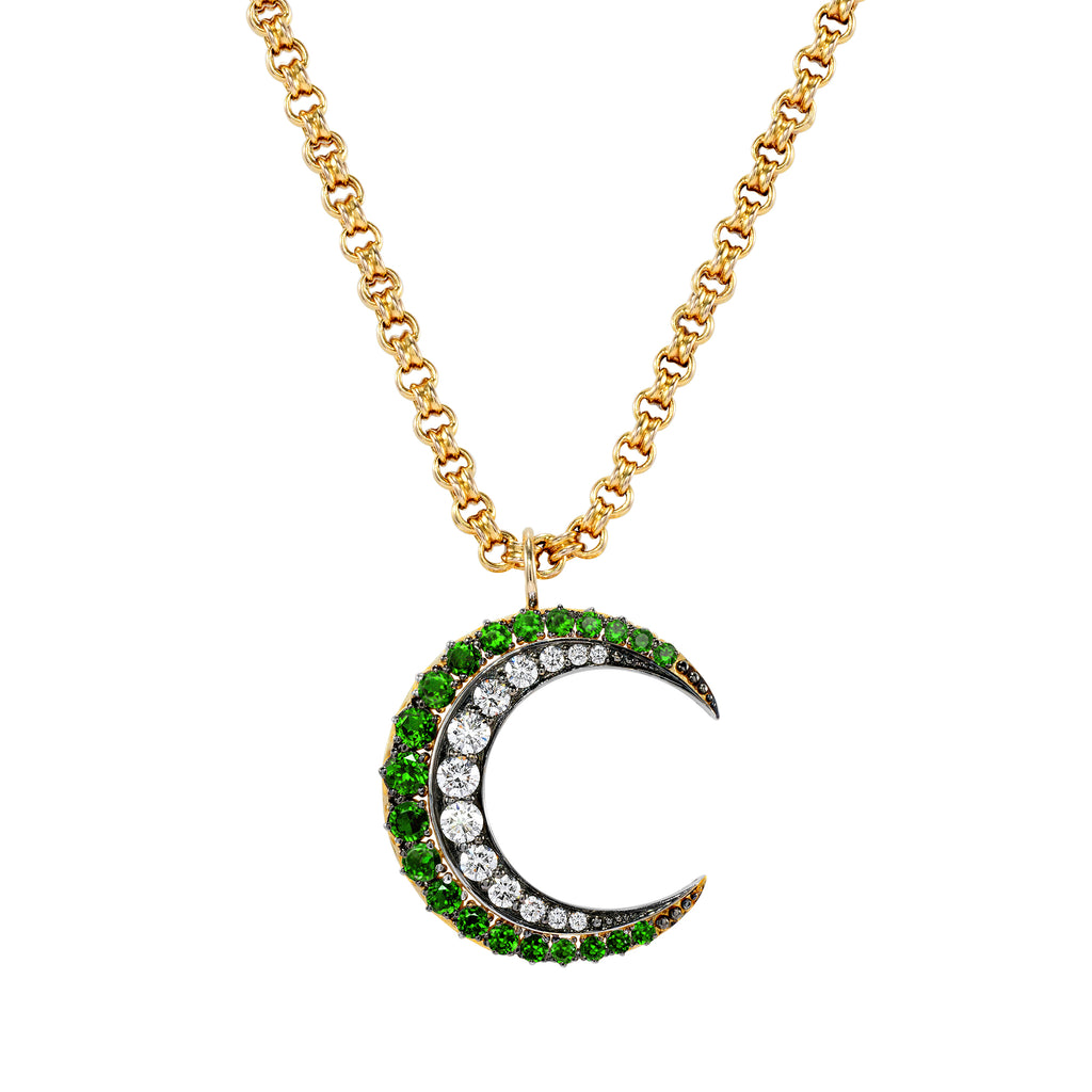 The Crescent Green Emerald-Medium